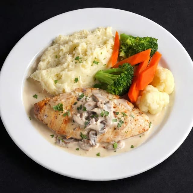 Chicken Marsala.